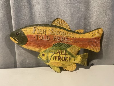 1996 FiGi Graphics Fish Stories Plaque | eBay