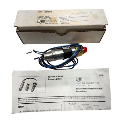 #ad #ad United Electric 10 C16 Brass Pressure Switch Buna N 17 4 Ph st st 4000 7500PSI $99.99