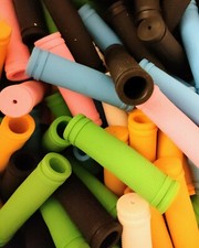 Impugnature manubrio bicicletta. Impugnatura manuale MTB BMX Ciclostrada Mtb Bicicletta GIALLO