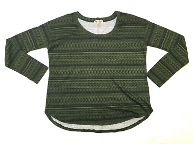 NEW Threads 4 Thought Women's Medium Soft Organic Cotton Top Shirt Long Sleeve