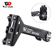 WEST BIKING Bike Double Water Bottle Holder Extension Bracket Saddle Mount Cage