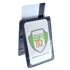 5 Pack Vertical Heavy Duty Magnetic Shirt Pocket or Fold Over Belt Badge Holders