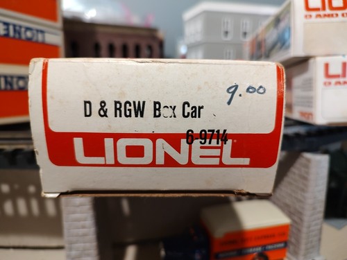 Boîte vide Lionel Miss Cut/Estampillée 6-9714 D&RGW (6-9714) - Photo 5 sur 7
