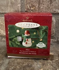 Hallmark Keepsake "Max" The Snowmen of Mitford Christmas Tree Ornament 2000