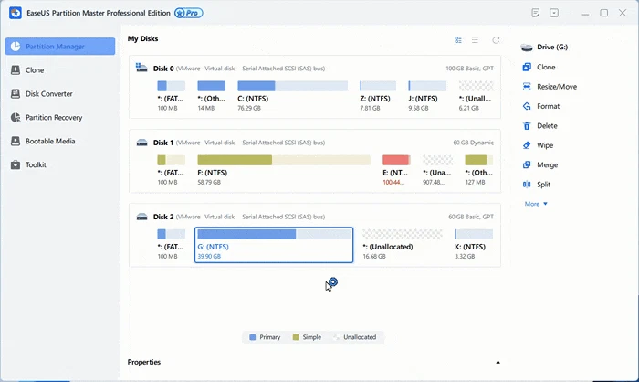 Easeus Partition Master Lifetime Version for Windows - Image 3 of 3