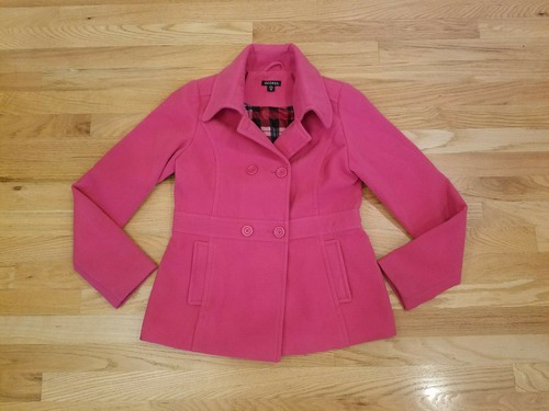 Girls Winter Peacoat Double Breasted 