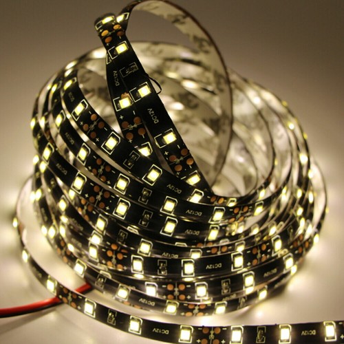 5M black PCB 3528 2835 SMD strip light waterproof 300/600 LED Ribbon Tape lamp - Picture 7 of 10
