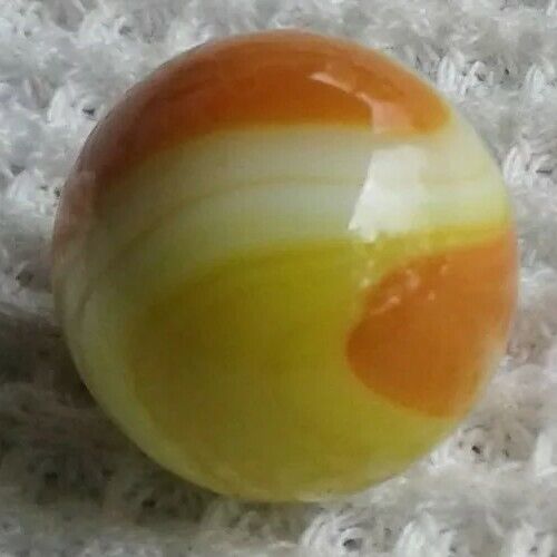 5/8" Akro agate 2 Color Snake Swirl Marble In Mint Condition Check Photos.  - Picture 1 of 12