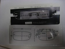 GEOFFREY BEENE EYEGLASS FRAMES Style GLOWING BURGUNDY 52-19-140