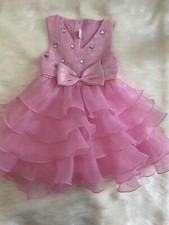 Tutu Flower Girl Dress Birthday Wedding Christening Outfit Party SIZE 3T