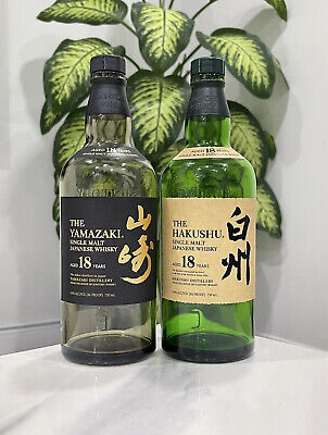 Yamazaki 18 & Hakushu 18 Single Malt Suntory Japanese Whisky Yamazaki 18 & Hakushu 18 Single Malt Suntory Japanese Whisky