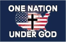 One Nation Under God USA 3'X5' Flag ROUGH TEX® 100D