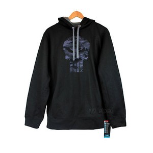 Nuevo Con Etiquetas Marvel Comics The Punisher Sudadera Con Capucha Negra  Con Camuflaje Calavera Jersey Chaqueta Talla L | eBay