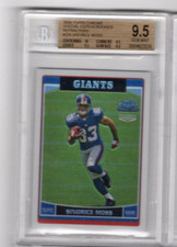 2006 SINORICE MOSS #226 Topps Chrome Special Edition REFRACTOR ROOKIE BGS 9.5