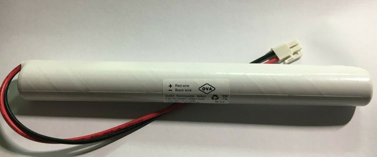Batteria Ricambio Per Lampada di Emergenza OVA SCHNEIDER Cod.OVA51094 3,6V 2,5Ah NI-CD