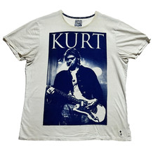 Kurt Cobain Nirvana Shirt 2011 End of Music Rebels Of Rock Series Adult XXL