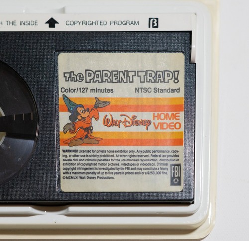 Walt Disney The Parent Trap Betamax Tape Classic Family Movie - Foto 9 di 10