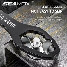 Universal Torx Wrench Double Head Adjustable Spanner 3-17mm 8-24mm Tool