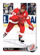 1992-93 Upper Deck #248 Bob Probert Upper Deck Text and Logo Hologram