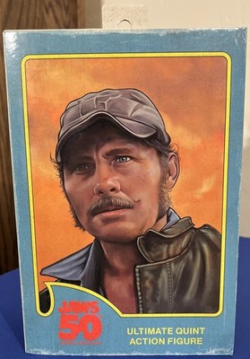 NECA Jaws 50th Anniversary Ultimate Sam QUINT Action Figure Reel Toys 2025