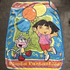 Nick Jr 2004 Dora The Explorer Blanket Fleece Throw A Party Fiesta Fantastica 
