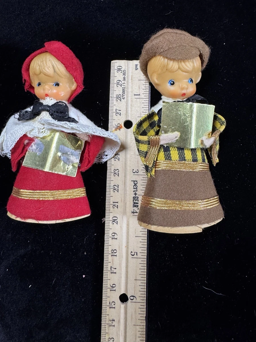 Vintage Christmas Choir Boys In Christmas Angel Figures (1946-1990