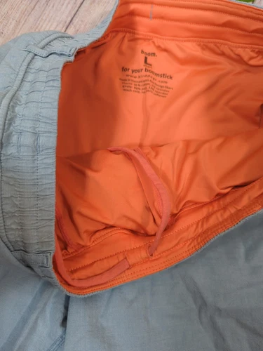 Birddogs Men's Boom For Your Broomstick Blue Orange Lined Shorts Sz Large - Picture 5 of 6