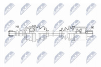 NTY Antriebswelle NPW-PL-150 FüR Opel