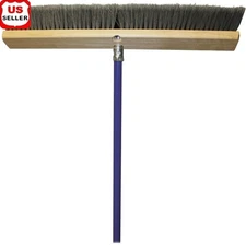 All Purpose 24in Sweeper Durable Metal Handle Effective Dirt Debris Remover New