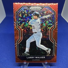 2021 Panini Prizm #69 Larry Walker Red Donut Circles #/99 Rockies