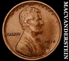 1915 Lincoln Wheat Cent- Extra Fine- Semi Key Better Date No Reserve #J5882