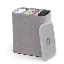 Image of Joseph Joseph Tota Trio 90L Grey Laundry Separation Basket | 50024 | Box Opened