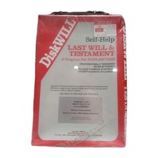 Vintage 1986 DiskWILL Last Will Software IBM ...