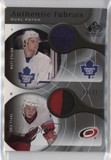 2005-06 SP Game Used Edition 29/35 Matt Stajan Eric Staal #AP2-SS Dual Patch 2tb