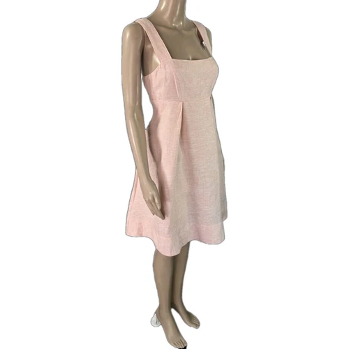 Banana Republic Peach Kenza Baby Doll Dress, Sz 6, NWT 