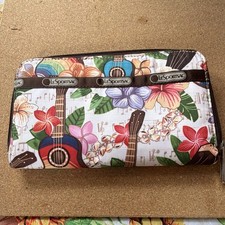 LeSportsac Hawaii Plumeria Zipper Wallet