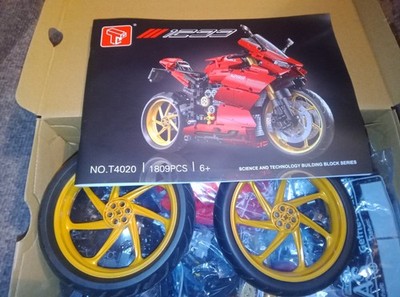 Klemmbausteinset TGL T4020   Ducati 1299 Panigale S Motorrad, 1809 Teile