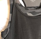 Athleta Girl Layered Tandem Tank Size XXL/ 16 Black & Grey Camo. Great Condition — photo 4