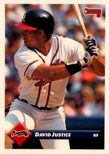 1993 Donruss #580 David Justice