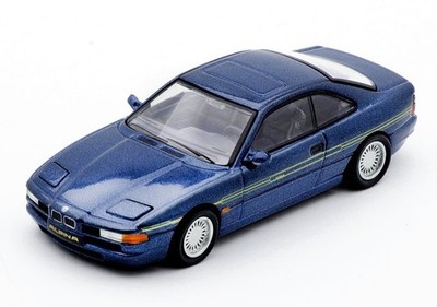 BMW 850 CSi - Pop up Head lights - ALPINA  - blue - Shadow by GCD 1:64