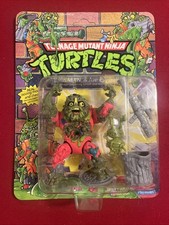 Vintage 1990 Playmates TMNT Ninja Turtles Muckman & Joe Eyeball Unpunched New.
