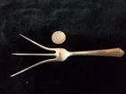 NR!! ODDBALL ONE LUNT TREASURE PAT STERLING SILVER 5" LETTUCE FORK 13 GRAMS RARE