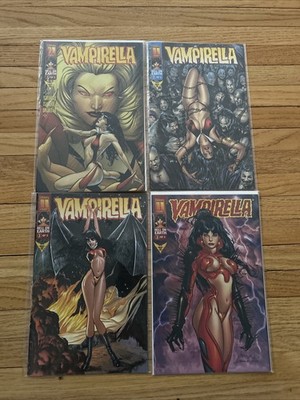 Vampirella Monthly #10-12 Hell On Earth #1-3 + Variant Harris Comics 1998