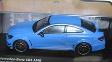 SOLIDO 1/43 Mercedes-Benz C63 AMG Black Series 2012 Blue Minicar