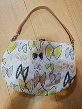 Mina Perhonen Sky Flower Handmade Shoulder Bag with Front Pocket, 27cm