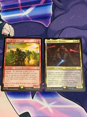 C2136 MAGIC MTG FALLOUT ELDER ARTHUR MAXSON THRILL KILL DISCIPLE RARE LP