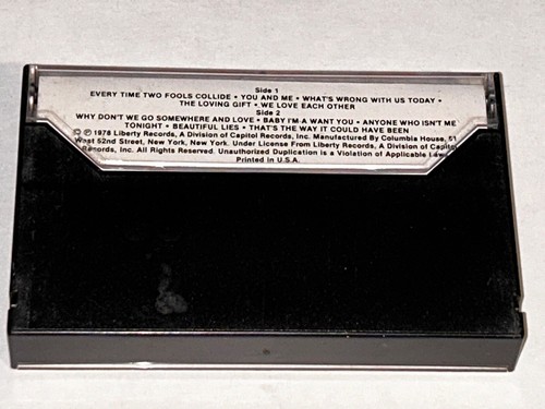 Kenny Rogers & Dottie West Every Time Two Country Music Album Cassette 1R55 - Picture 4 of 4