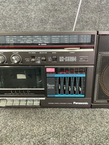 Panasonic RX-C5604F 5-Band Graphic EQ AM/FM Radio Cassette Tape Player Boombox - 第 5/20 張圖片
