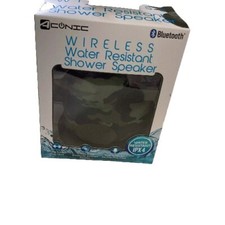 Aconic Green Camouflage Rubber Duck Bluetooth Wireless Shower Speaker   1565