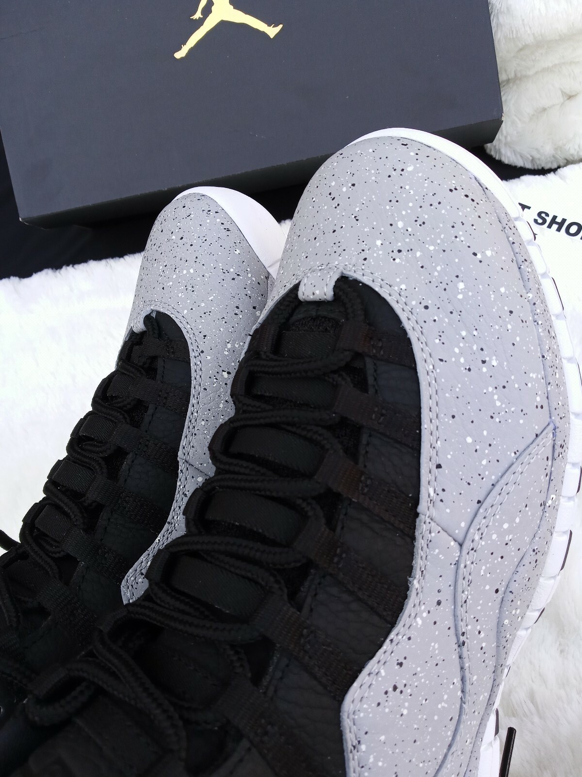 8 MEN'S Nike Air Jordan 10 Retro Cement Cement Cement Light Smoke Grey 310805-062 SNEAKERS 4a1b06 8 MEN'S Nike Air Jordan 10 Retro Cement Cement Cement Light Smoke Grey 310805-062 SNEAKERS 4a1b06